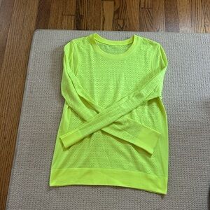 Women's Neon Yellow Top